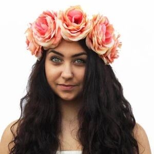 Coral Flower Crown
